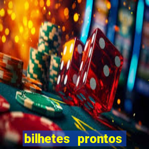 bilhetes prontos futebol hoje